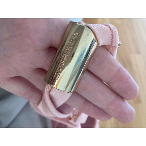 Victoria's Secret Bombshell Miraculous Push Up Cross Back Bikini Top 36B Pink - Picture 9 of 10